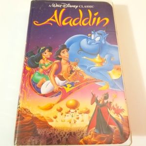 Aladdin | VHS Disney Cartoon Movie Film Family Musical Retro Entertainment 90's
